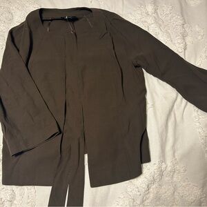 Talbots Dark Brown Trench Coat